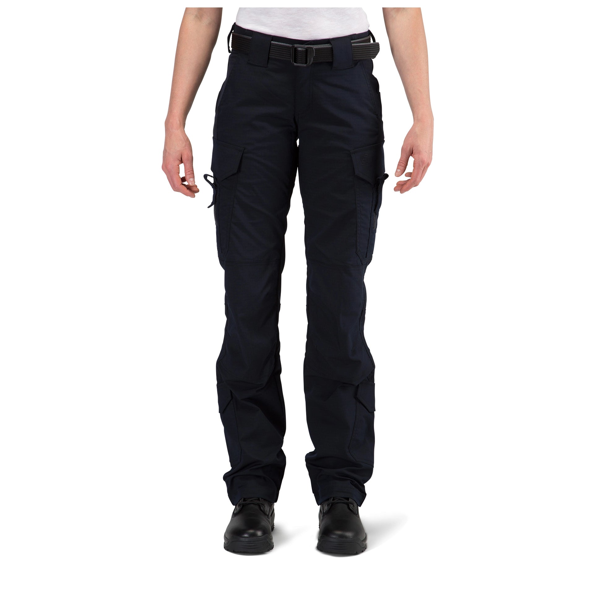 5.11 Tactical Stryke® Women's EMS Pant (64418) | The Fire Center | Fuego Fire Center | Firefighter Gear | Unbeatable utility and storage are always within reach. Every pocket has a purpose, including the mission-specific, thigh-mounted cargo pockets with internal compartments, outer pockets with retention straps and welted rear pockets. There are even front thigh pockets and lower calf pockets for more storage options. 