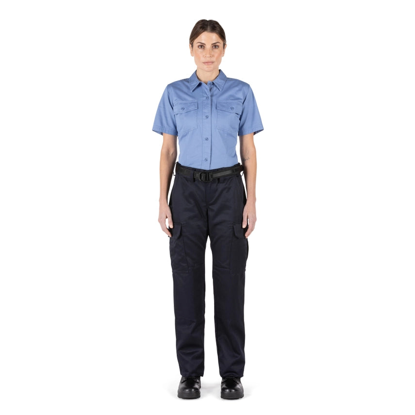 5.11 Tactical Women's Company Cargo Pant 2.0 (64436) | The Fire Center | The Fire Store | Store |  When the pressure’s on, and your team is in full rescue mode, the Company Cargo Pant 2.0 helps you stay focused and ready. Designed with proven, station-ready features, this cargo pant is certified to NFPA 1975 (2019 edition).