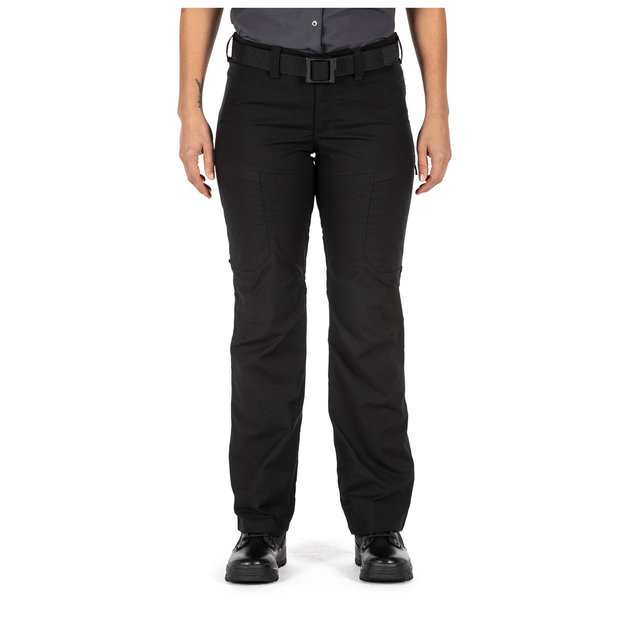 5.11 Tactical Women's Apex™ Pant (64446) | The Fire Center | Fuego Fire Center | FIREFIGHTER GEAR | Flex-Tac® mechanical stretch canvas combined with a Teflon™ finish to deliver unimpeded mobility and supreme stain performance in a woman’s pant. The Women’s Apex Pant has been designed with input from female first responders and they feature a comfort waistband, low profile cargo pockets and extra rear pockets.