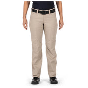 5.11 Tactical Women's Apex™ Pant (64446) | The Fire Center | Fuego Fire Center | FIREFIGHTER GEAR | Flex-Tac® mechanical stretch canvas combined with a Teflon™ finish to deliver unimpeded mobility and supreme stain performance in a woman’s pant. The Women’s Apex Pant has been designed with input from female first responders and they feature a comfort waistband, low profile cargo pockets and extra rear pockets.