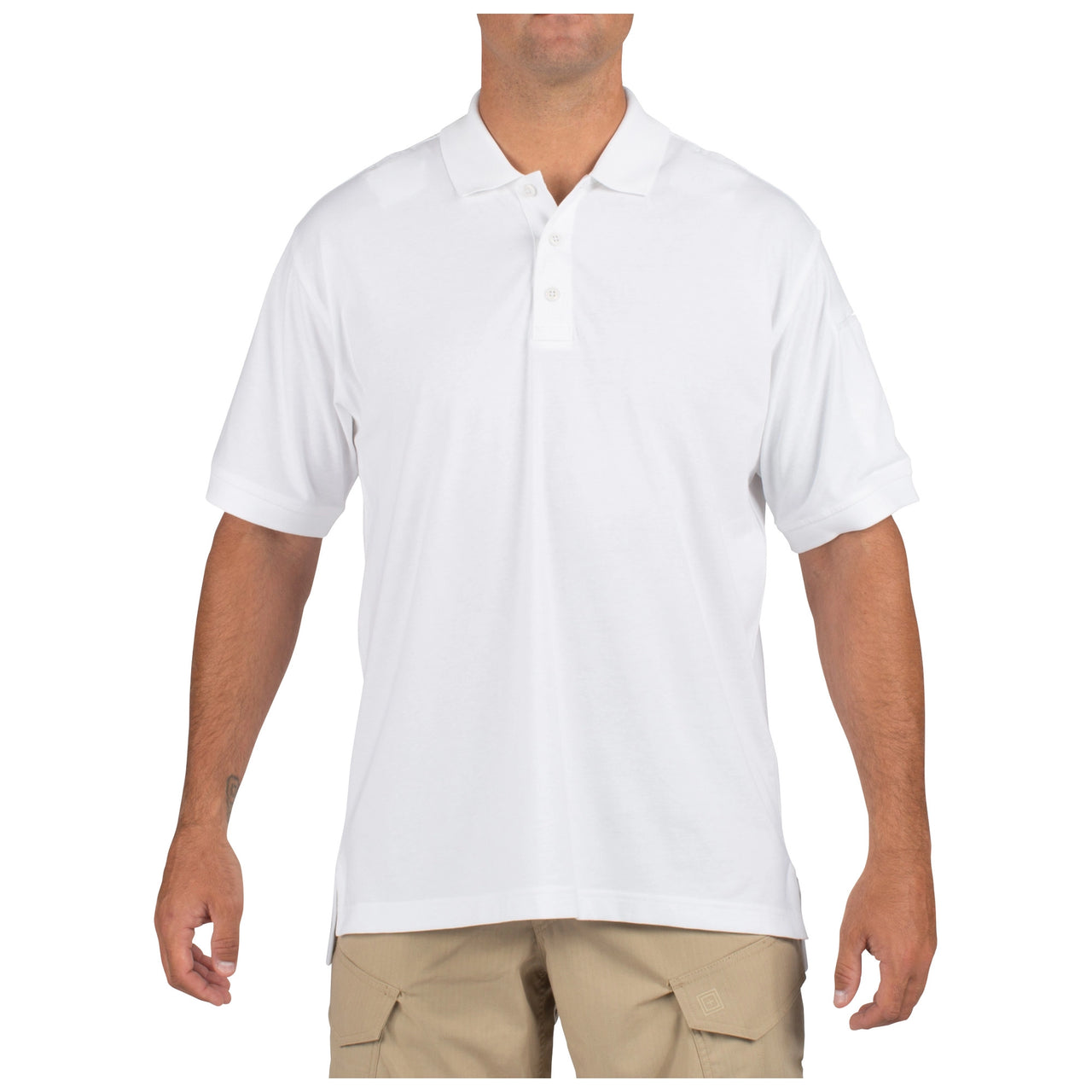 5.11 Tactical Jersey Short Sleeve Polo (71182) | The Fire Center | The Fire Store | The first choice in casual uniform wear for law enforcement and fire professionals across the nation and around the world, the Short Sleeve Tactical Polo is designed to meet dress code and functionality requirements for first responders across a broad range of disciplines.