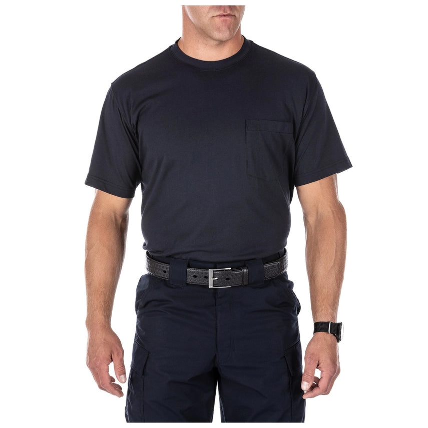 5.11 Tactical Professional Pocketed T-Shirt (71307) | The Fire Center | The Fire Store | Store | Fuego Fire Center | Firefighter Gear | The Professional Pocketed T is designed to provide a superior fit and professional profile while retaining the easy wearability and comfort of a traditional t-shirt.
