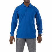 5.11 Tactical Utility Long Sleeve Polo (72057) | The Fire Center | The Fire Store | Store | FREE SHIPPING | Engineered for superior wearability and versatility across a wide spectrum of job environments, the Long Sleeve Utility Polo provides the same crisp, clean appearance as our traditional Professional Polo, while integrated side vents provide greatly increased air flow to keep you cool and collected