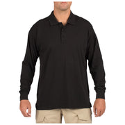 5.11 Tactical Jersey Long Sleeve Polo (72360) | The Fire Center | The Fire Store | Store | FREE SHIPPING | The first choice in casual uniform wear for law enforcement and fire professionals across the nation and around the world, the Long Sleeve Tactical Polo is designed to meet dress code and functionality requirements for first responders across a broad range of disciplines