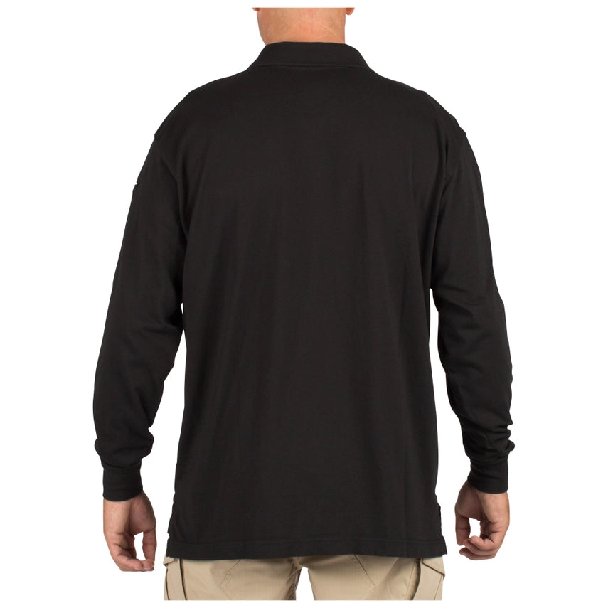 5.11 Tactical Jersey Long Sleeve Polo (72360) | The Fire Center | The Fire Store | Store | FREE SHIPPING | The first choice in casual uniform wear for law enforcement and fire professionals across the nation and around the world, the Long Sleeve Tactical Polo is designed to meet dress code and functionality requirements for first responders across a broad range of disciplines