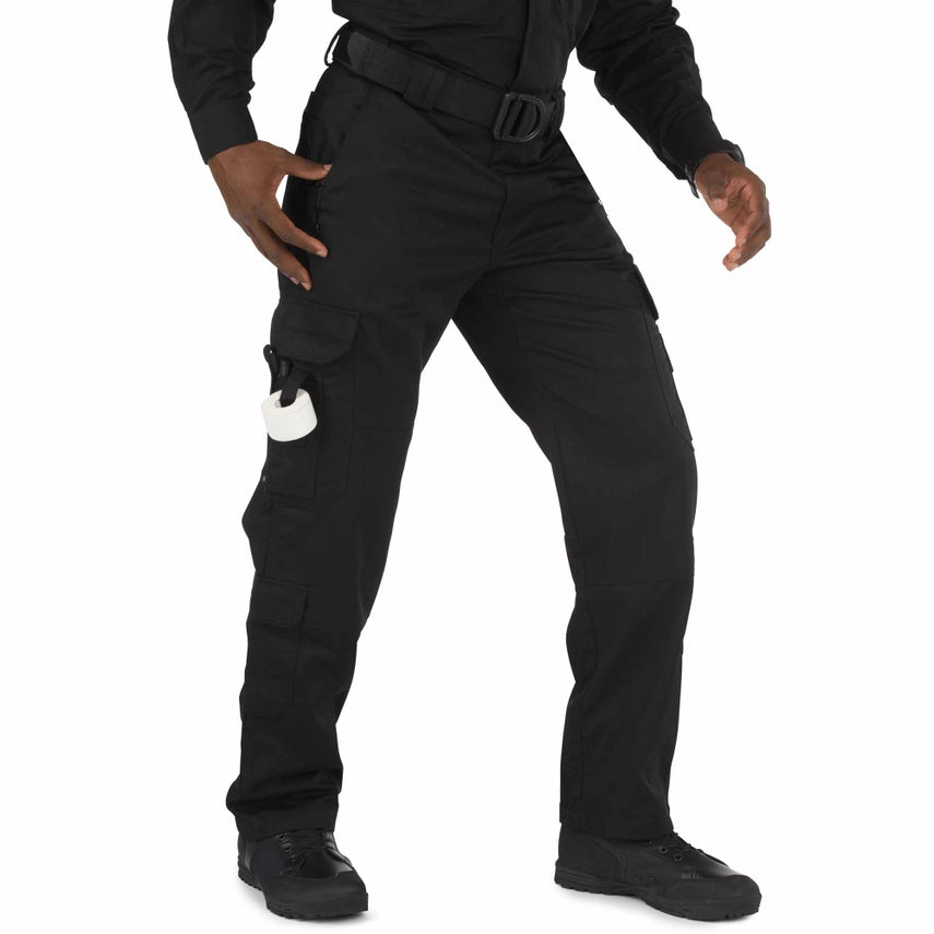 5.11 Tactical EMS Pant (74310) | The Fire Center | The Fire Store | Store | Designed with direct feedback from EMS professionals worldwide, 5.11®'s EMS Pant is the best in the business. Crafted from poly/ cotton twill fabric, these pants feature a self- adjusting waistband, fully gusseted inseam, and double- reinforced seat and knees.