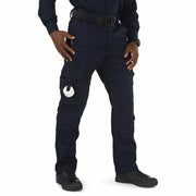 5.11 Tactical EMS Pant (74310) | The Fire Center | The Fire Store | Store | Designed with direct feedback from EMS professionals worldwide, 5.11®'s EMS Pant is the best in the business. Crafted from poly/ cotton twill fabric, these pants feature a self- adjusting waistband, fully gusseted inseam, and double- reinforced seat and knees.