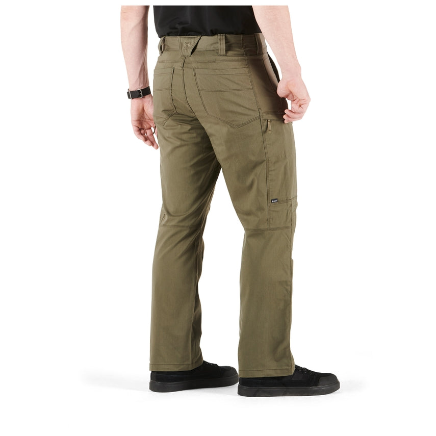 5.11 Tactical APEX™ Pant (74434) | The Fire Center | The Fire Store | Store | Fuego Fire Center | Firefighter Gear | Flexible and functional, the Apex Pant sets the standard for speed and versatility with 5.11®’s Flex-Tac® mechanical stretch canvas. Featuring a comfort waistband, an internal flex cuff pocket, hidden handcuff key pocket, zippered thigh pockets with internal magazine storage, and deep, reinforced main pockets, the Apex Pant is made for action. 