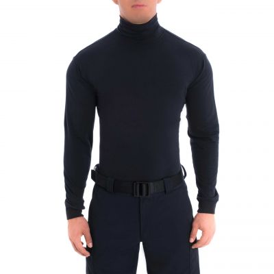 Blauer Turtleneck (8100X)| The Fire Center | Fuego Fire Center | Store | FIREFIGHTER GEAR | Our moisture wicking performance blend keeps you warmer and drier in cold weather. The athletic cut with 4-way stretch allows for increased range of motion without bunching. 