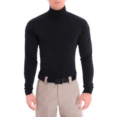 Blauer Turtleneck (8100X)| The Fire Center | Fuego Fire Center | Store | FIREFIGHTER GEAR | FREE SHIPPING | Our moisture wicking performance blend keeps you warmer and drier in cold weather. The athletic cut with 4-way stretch allows for increased range of motion without bunching. 