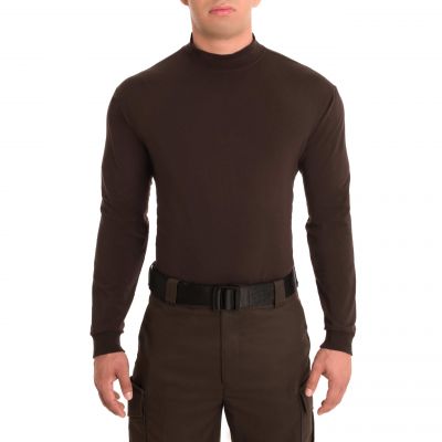 Blauer Mock Turtleneck (8110X) | The Fire Center | Fuego Fire Center | Store | FIREFIGHTER GEAR | FREE SHIPPING | Our mock turtleneck with wicking performance stretch fabric keeps you warmer and drier in cold weather. The athletic cut allows increased range of motion without bunching. Rib knit collar and cuffs with Lycra®. 