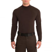 Blauer Mock Turtleneck (8110X) | The Fire Center | Fuego Fire Center | Store | FIREFIGHTER GEAR | FREE SHIPPING | Our mock turtleneck with wicking performance stretch fabric keeps you warmer and drier in cold weather. The athletic cut allows increased range of motion without bunching. Rib knit collar and cuffs with Lycra®. 