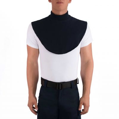 Blauer 8119 Mock Dickey close-up showing stretch fabric | The Fire Center | Fuego Fire Center