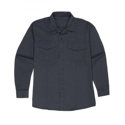 Blauer ResponderFR 8203 FR uniform shirt – lightweight, moisture-wicking, NFPA 1975:2019 certified, durable with pleated chest pockets and military crease. | The Fire Center