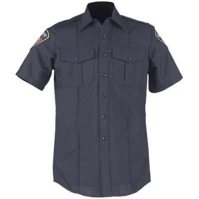 The Fire Store | Fuego Fire Center | Firefighter Gear | free shipping | Blauer Responder FR Short Sleeve Shirt with Glenguard ® (8213) |  Meet ResponderFR™, the most comfortable FR uniform shirt you’ll ever wear, combining traditional uniform styling with the safety and comfort of soft-touch, fade-resistant certified Kermel® fabric that will look the same after 100 washes as the day you got it.