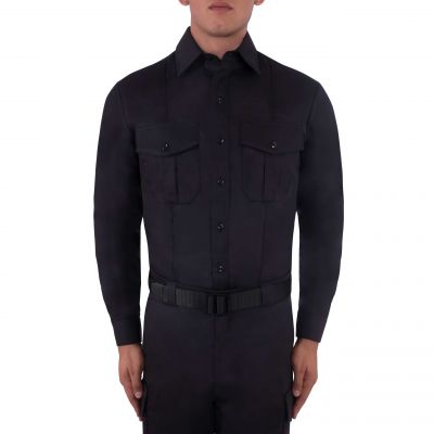 Blauer Long Sleeve 100% Cotton Shirt (8255) | The Fire Center | Fuego Fire Center | Store | FIREFIGHTER GEAR | FREE SHIPPING | Get a professional uniform appearance and the safety of a NFPA certified short sleeve shirt for all day comfort, at a price you can afford.