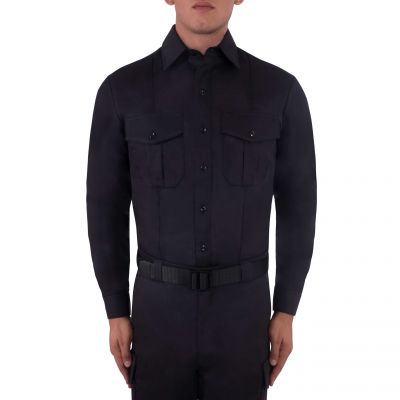 Blauer Long Sleeve 100% Cotton Shirt (8255) | The Fire Center | Fuego Fire Center | Store | FIREFIGHTER GEAR | FREE SHIPPING | Get a professional uniform appearance and the safety of a NFPA certified short sleeve shirt for all day comfort, at a price you can afford.