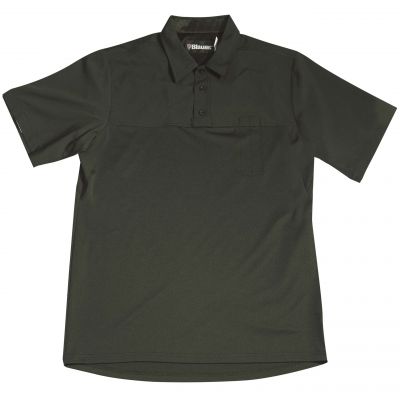 Blauer FlexRS Short Sleeve ArmorSkin Base Shirt (8362) | The Fire Center | Fuego Fire Center | FIREFIGHTER GEAR | By adding our proprietary FlexRS™ low-profile stretch ripstop fabric with a durable water repellent coating, our popular ArmorSkin® Short Sleeve Base Shirt is made even better, with a durable design that fuses the best of BDU uniforms with the traditional appearance of a patrol uniform