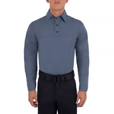 Blauer Long Sleeve Polyester ArmorSkin Base Shirt (8371) | The Fire Center | Fuego Fire Center | Store | FIREFIGHTER GEAR | The Blauer long sleeve polyester ArmorSkin® base shirt is made from breathable, moisture-wicking mesh fabric that creates the ultimate performance uniform shirt which is both professional and comfortable.
