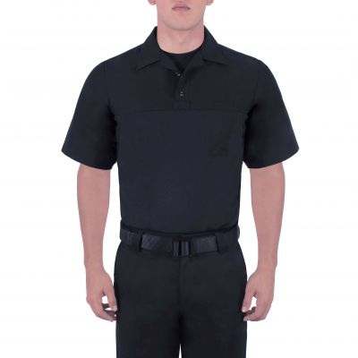 Blauer Short Sleeve Wool ArmorSkin Base Shirt (8472)  | The Fire Center | Fuego Fire Center | Store | FIREFIGHTER GEAR | SS wool Shirt gives the wearer comfort because the fabric has 10% stretch and cuffs can be easily adjusted to fit by the 2-button cuffs