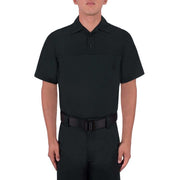 Blauer Short Sleeve Polyester ArmorSkin Base Shirt (8372) | The Fire Center | Fuego Fire Center | firefighter Gear | The moisture-wicking stretch mesh provides quick-dry comfort and body temperature regulation. Advanced mobility will never be a problem with this uniform.