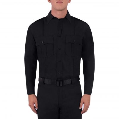 Blauer Long Sleeve Wool SuperShirt (8436) | The Fire Center | Fuego Fire Center | Store | FIREFIGHTER GEAR  | This wool SuperShirt® features stretch mesh side panels, zipper placket, deployable reflective trim, and all the other features which make SuperShirt® superior to any other uniform shirt.