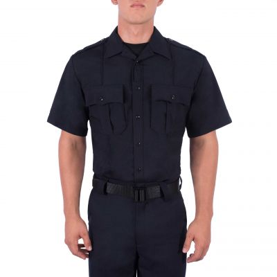 Blauer Short Sleeve Wool SuperShirt (8446)  | The Fire Center | Fuego Fire Center | Store | FIREFIGHTER GEAR | Need a short sleeve uniform shirt with superior function and comfort? With stretch mesh panels, placket zipper, and deployable reflective trim, wool SuperShirt® is the perfect choice for your needs.