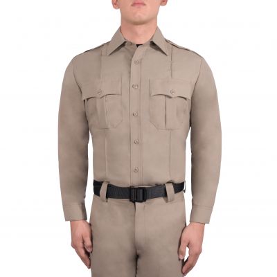 Blauer Long Sleeve Wool shirt (8450)  | The Fire Center | Fuego Fire Center | Store | FIREFIGHTER GEAR | FREE SHIPPING | LS wool Shirt is from an 8.5 oz. linear plain weave polyester fabric with 10% stretch which provides comfort to police officers wearing this it.