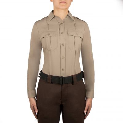 Blauer Long Sleeve Wool shirt (8450)  | The Fire Center | Fuego Fire Center | Store | FIREFIGHTER GEAR | FREE SHIPPING | LS wool Shirt is from an 8.5 oz. linear plain weave polyester fabric with 10% stretch which provides comfort to police officers wearing this it.
