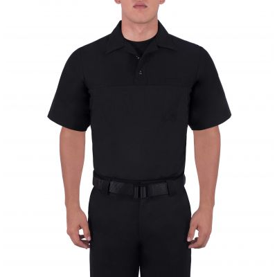 Blauer Women's Short Sleeve Wool ArmorSkin Base Shirt (8472W) | The Fire Center | Fuego Fire Center | Store | FIREFIGHTER GEAR | SS wool Shirt gives the wearer comfort because the fabric has 10% stretch and cuffs can be easily adjusted to fit by the 2-button cuffs