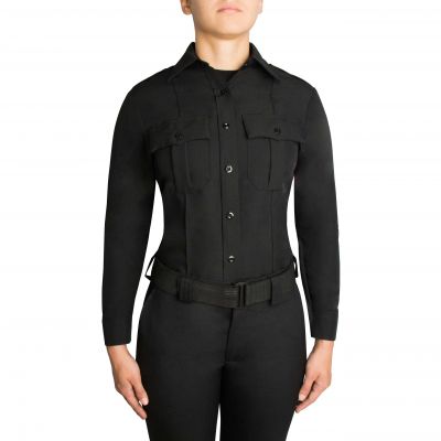 Blauer Long Sleeve Wool shirt (8450)  | The Fire Center | Fuego Fire Center | Store | FIREFIGHTER GEAR |  LS wool Shirt is from an 8.5 oz. linear plain weave polyester fabric with 10% stretch which provides comfort to police officers wearing this it.