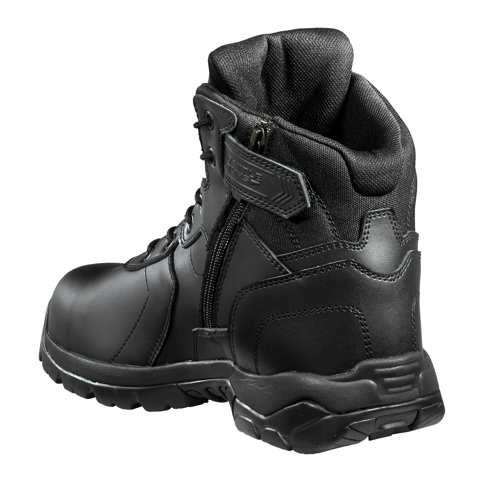 Black Diamond, 6" Waterproof Tactical Boot- Side Zip Comp Safety Toe | Fuego Fire Center | Firefighter GearBlack Diamond, 6" Waterproof Tactical Boot- Side Zip Comp Safety Toe | The Fire Center | The Fire Store | Store | Fuego Fire Center | Firefighter Gear | Our men's waterproof YKK side zip tactical boot with composite safety toe is light and flexible. The EVA mid-sole provides shock absorbing comfort while the fiberglass shank offers support and torsional rigidity