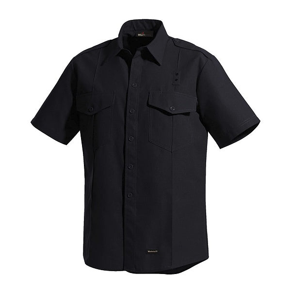 Workrite Classic Short Sleeve Fire Chief Shirt (FSC2) | Fire Store | Fuego Fire Center | Firefighter Gear | Made with durable, flame-resistant Nomex® IIIA fabric and autoclaved using our proprietary PerfectPress® process to give you a professional appearance that lasts. Featuring details like lined, banded collars and reinforced stitching, designed to support your needs.