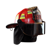 Fire-Dex Helmet-Traditional (Modern & Deluxe) | The Fire Center | Fuego Fire Center | Store | FIREFIGHTER GEAR | FREE SHIPPING | Since the early 1900s, the vintage aesthetic of firefighter helmets has remained a fan favorite. But even more important is the protection it provides your most vital organ! Traditional Structural Firefighter Helmets come with a matte finish in red, yellow, white, or black. Choose between our standard or deluxe models, and your selection of eye protection.