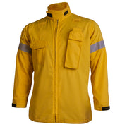 CrewBoss 7.0 oz Sigma 4 Star Nomex IIIA Yellow Wildland Gen II Response Jacket (WLS0772)| The Fire Center | Fuego Fire Center | FIREFIGHTER GEAR | The future of single layer wildland PPE has arrived with the introduction of the CrewBoss Gen II Response Jacket. This NFPA 1977 certified jacket achieves new levels of breathability, thermal protection, and comfort. 