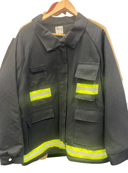 Fuego Fire Winter Jacket | Fire Store | Fuego Fire Center | Firefighter Gear |  This jacket is crafted like a Firefighter Turnout Jacket with a heavy-duty zipper, Velcro storm flap, storm collar, 8, yes 8, pockets (6 external, 2 internal) and a quality thermal liner.  Our Fuego Texas Proud Winter Coat comes in multiple colors and is fully water resistant.