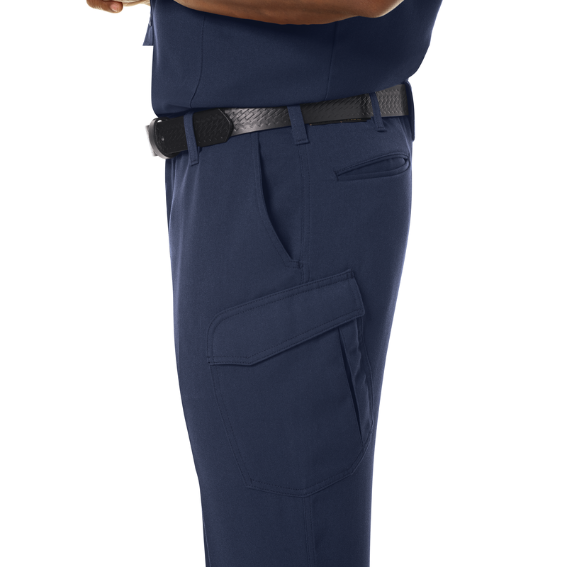 Workrite Men's Station No. 73 Cargo Pant (FP44) | The Fire Center | Fuego Fire Center | Store | FIREFIGHTER GEAR | Introducing our new Station No. 73 Collection. Contemporary flame-resistant station wear built with functionality, comfort and NFPA® 1975 compliance in mind. Contoured waistband helps you move naturally without causing discomfort or drooping.