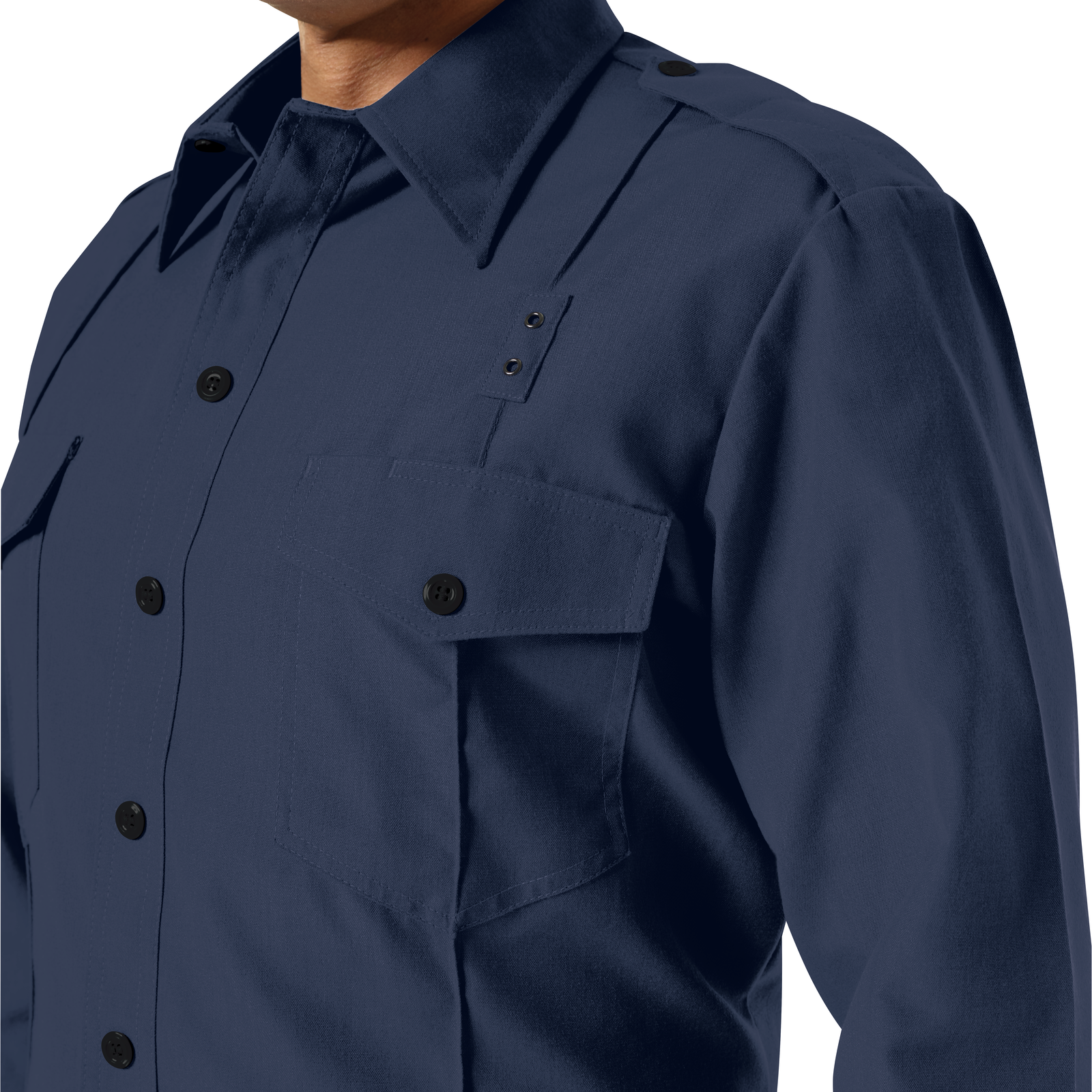 Workrite Class Long Sleeve Fire Chef Shirt (FSC0) | Fire Store | Fuego Fire Center | Firefighter Gear | Made with durable, flame-resistant Nomex® IIIA fabric and autoclaved with our proprietary PerfectPress® process to give you a professional appearance that lasts. Featuring details like lined, banded collars and reinforced stitching, designed to support your needs.
