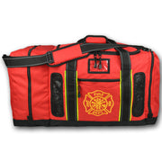 Lightning X Turnout Gear Bag Package (LXFB45-PKG)| The Fire Center | Fuego Fire Center | Store | FIREFIGHTER GEAR | FREE SHIPPING | This firefighter bundle is a great starter kit, and the savings are even better over buying each item separately. Kit includes our FB45 step-in turnout gear bag with Quad-Vent technology, separate helmet compartment and padded shoulder strap.