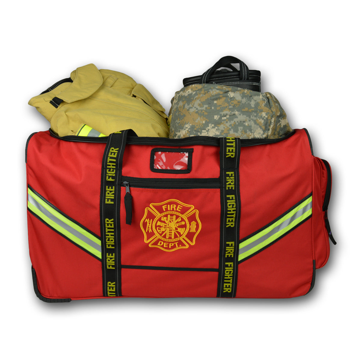 Lightning X Premium Rolling Gear Bag (LXFB60) | The Fire Center | The Fire Store | Store | FREE SHIPPING | Built like no other, a truly unique design! Originally made for the National Guard Firefighters, years of input and development went into this bag and the result is a wheeled fire gear bag that is virtually indestructible. Maybe the luggage companies should take note!
