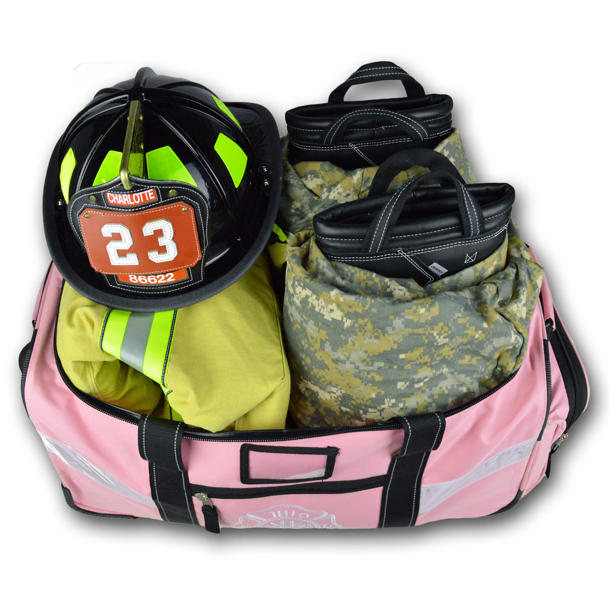 Lightning X Premium Rolling Gear Bag (LXFB60) | The Fire Center | The Fire Store | Store | FREE SHIPPING | Built like no other, a truly unique design! Originally made for the National Guard Firefighters, years of input and development went into this bag and the result is a wheeled fire gear bag that is virtually indestructible. Maybe the luggage companies should take note!