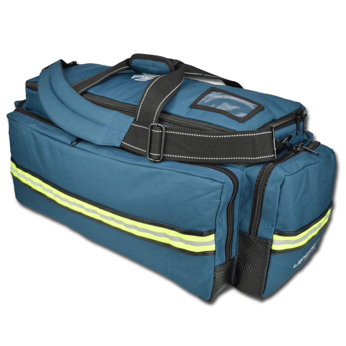 Lightning X Premium Oxygen Trauma Bag (LXMB50) | The Fire Center | The Fire Store | Store | FREE SHIPPING | The MB50 is a super sized medical bag that is ideal for EMS agencies or rescue squads. The main compartment is designed to hold a “D” sized oxygen cylinder with storage for all necessary oxygen delivery devices.