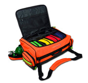 Lightning X Modular Oxygen Trauma Bag (LXMB65) | The Fire Center | The Fire Store | Store | FREE SHIPPING | The Modular ALS Bag is an excellent size and layout for EMS agencies. It features a zippered compartment that holds one D sized oxygen cylinder including regulator that allows easy access to the cylinder without having to remove it from the bag or even open the main compartment.