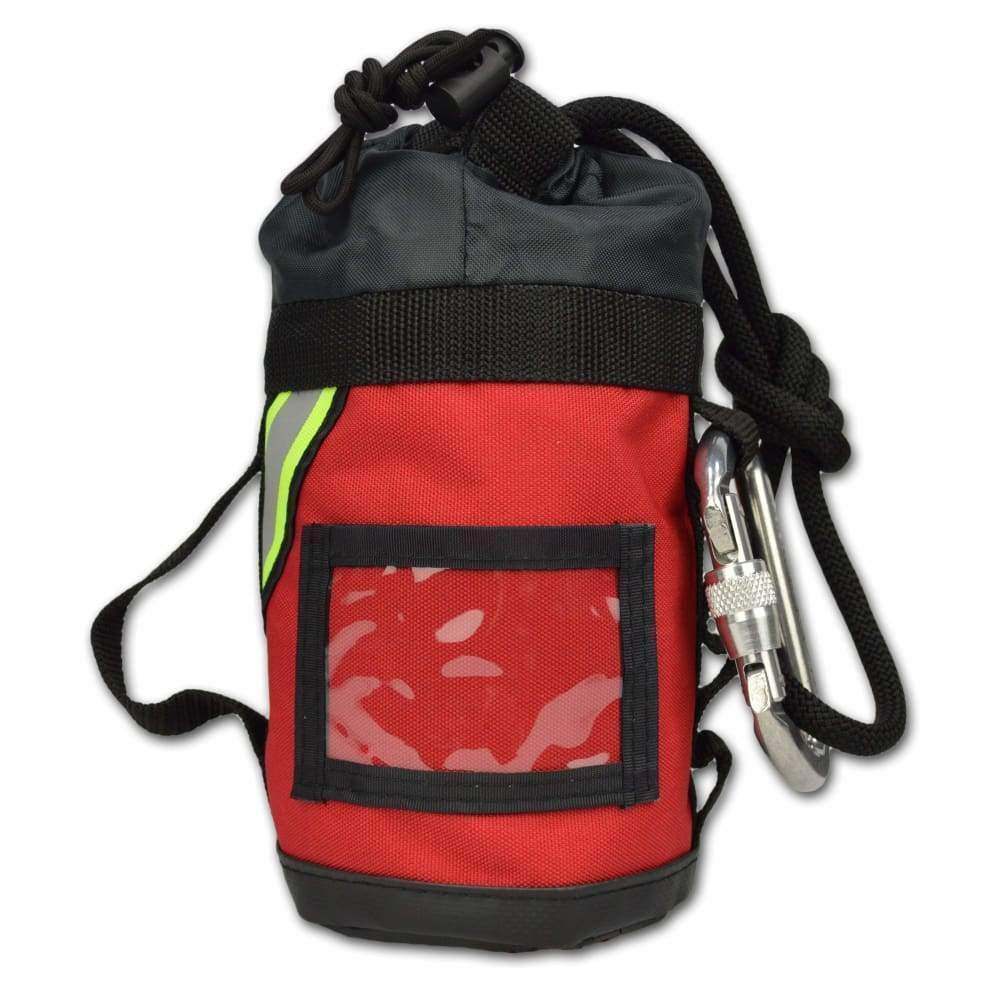 Lightning X Deluxe Personal Rope Bag (w/ Rope & Carabiner) (LXRB5-KT) | The Fire Center | Fuego Fire Center | Store | FIREFIGHTER GEAR | FREE SHIPPING | The LXRB5-KT is a personal rope bag and escape kit. This kit includes 40′ of 8mm NFPA escape rope and an NFPA screw-lock carabiner. This is the perfect size for use as a bailout bag, individual RIT line or even a water rescue throw bag. 