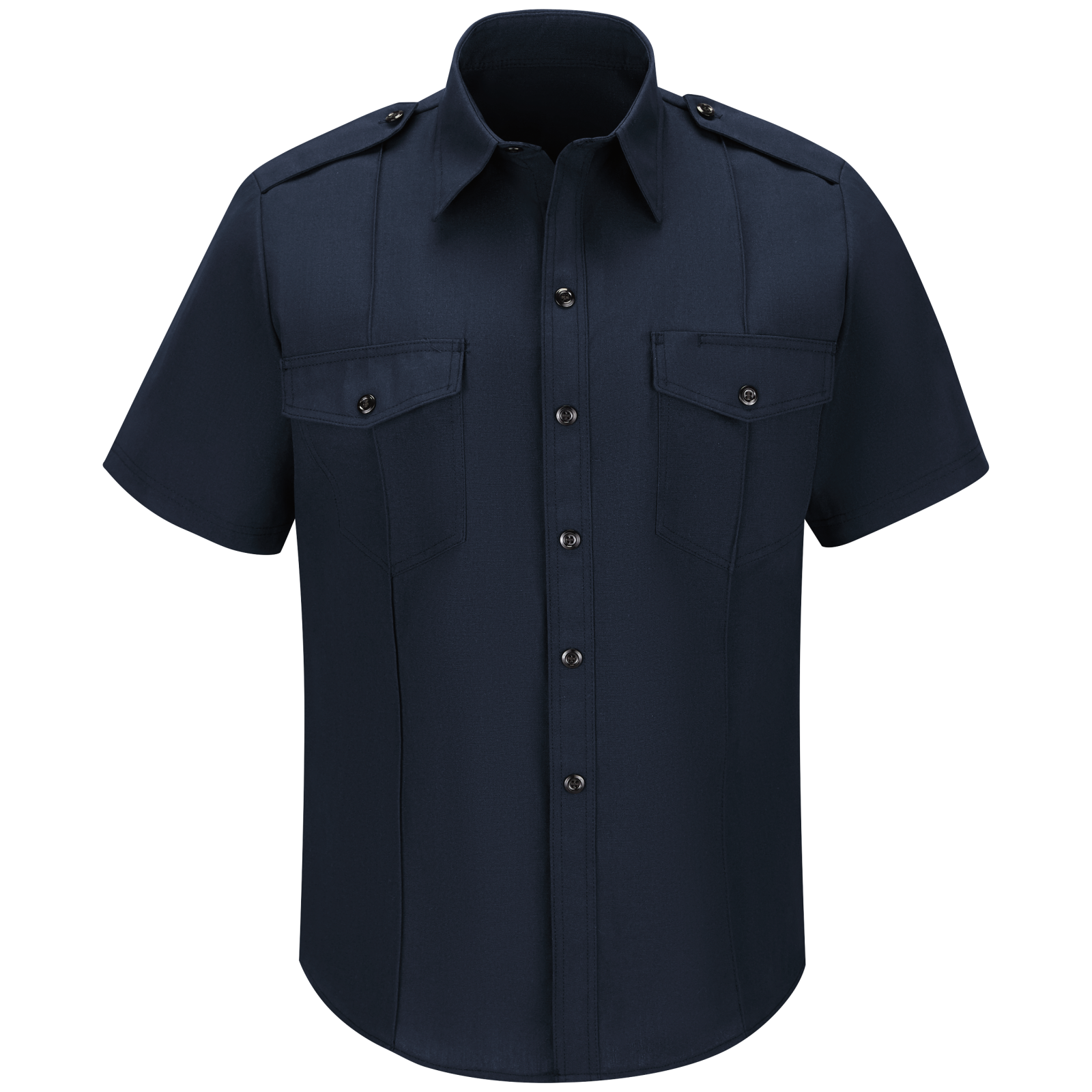 Workrite Men's Classic Short Sleeve Fire Chief Shirt (FSC6) | The Fire Center | Fuego Fire Center | Store | FIREFIGHTER GEAR | FREE SHIPPING | This short sleeve Fire Chief's shirt features working epaulets, plus design details for a more professional look and better fit.