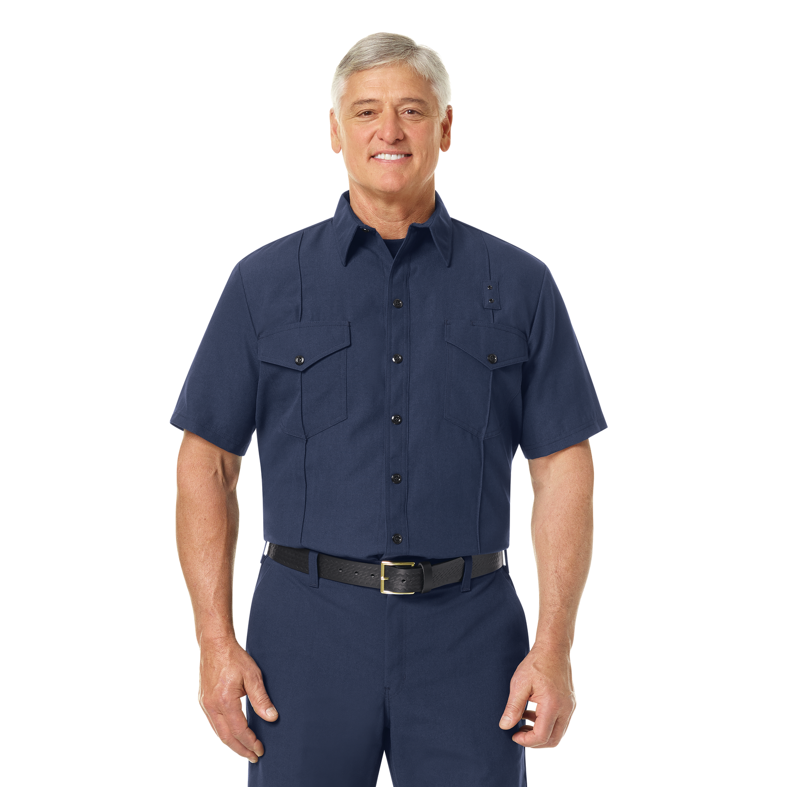 Workrite Classic Short Sleeve Firefighter Shirt (FSF2)) | Fire Store | Fuego Fire Center | Firefighter Gear | Made with durable, flame-resistant Nomex® IIIA fabric and autoclaved with our proprietary PerfectPress® process to give you a professional appearance that lasts. Featuring details like lined, banded collars and reinforced stitching, designed to support your needs.