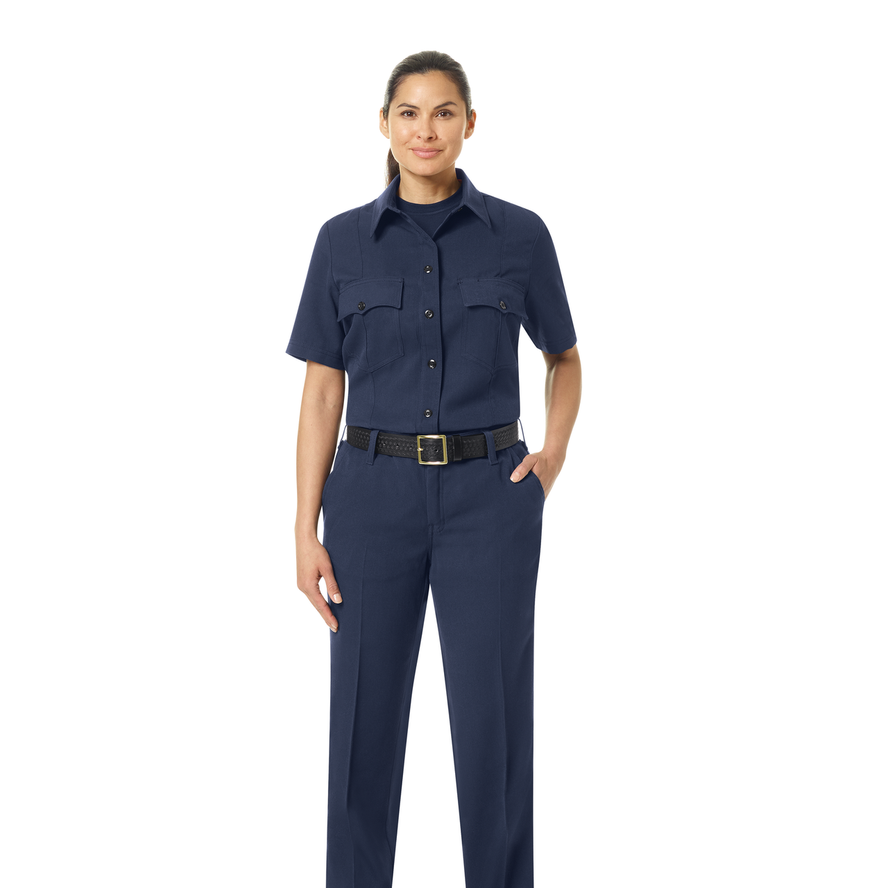 Workrite WomenS Station No. 73 Cargo Pant (FP45) | The Fire Center | Fuego Fire Center | Store | FIREFIGHTER GEAR | FREE SHIPPING | Introducing our new Station No. 73 Collection. Contemporary flame-resistant station wear built with functionality, comfort and NFPA® 1975 compliance in mind. Contoured waistband helps you move naturally without causing discomfort or drooping.