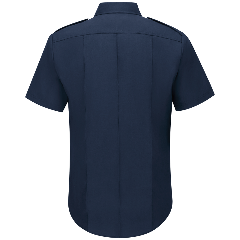 Workrite Men's Classic Short Sleeve Fire Chief Shirt (FSC6) | The Fire Center | Fuego Fire Center | Store | FIREFIGHTER GEAR | FREE SHIPPING | This short sleeve Fire Chief's shirt features working epaulets, plus design details for a more professional look and better fit.