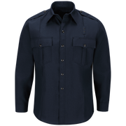 Workrite Men's Classic Long Sleeve Fire Officer Shirt (FSE0) |  The Fire Center | Fuego Fire Center | Store | FIREFIGHTER GEAR | FREE SHIPPING | Our classic Fire Officer's shirt is made with durable, flame-resistant Nomex® IIIA fabric and autoclaved using our proprietary PerfectPress® process to give you a professional appearance that lasts. Featuring details like lined, banded collars and reinforced stitching, designed to support your needs.