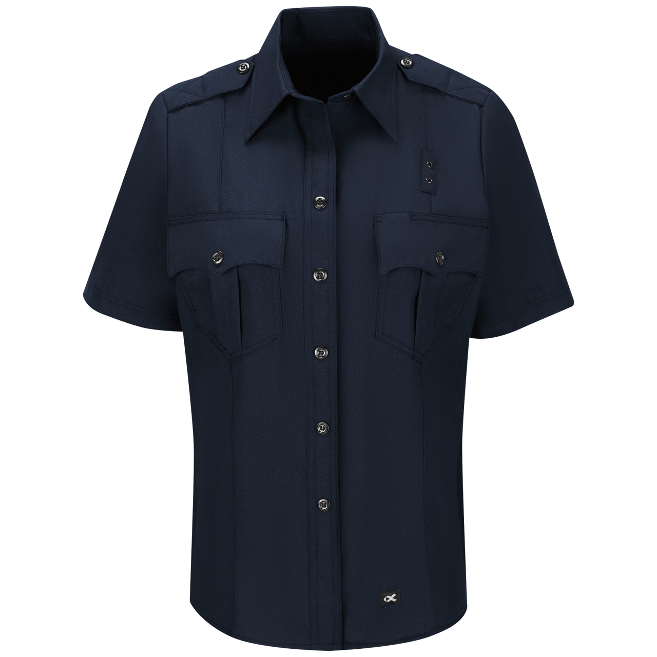 Workrite Women's Classic Fire Officer Shirt (FSE3) |  The Fire Center | Fuego Fire Center | Store | FIREFIGHTER GEAR | Made with durable, flame-resistant Nomex® IIIA fabric and autoclaved with our proprietary PerfectPress® process to give you a professional appearance that lasts. Featuring details like lined, banded collars and reinforced stitching, designed to support your needs.